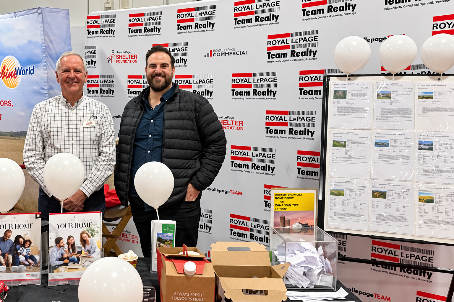 Bruce McTavish and Charles Khouri at The Khouri Group booth